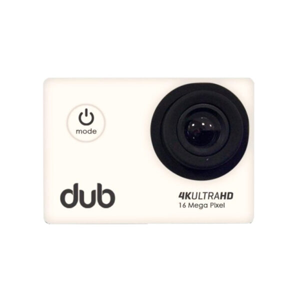 Câmera de Ação DUB Hero 7 Pro 16MP 4K Tela 2.0'' - Branco