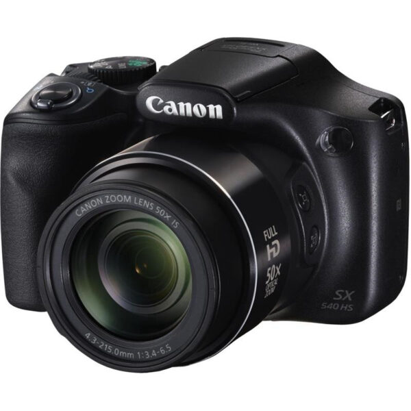 Câmera Digital Canon PowerShot SX540HS 20.3MP NFC Wi-Fi Preto
