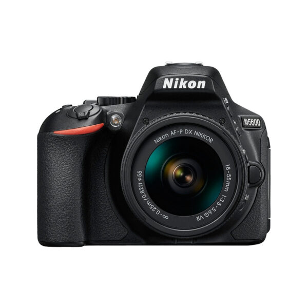 Câmera Digital Nikon D5600 Kit 18-55 VR 24.2MP Bluetooth/NFC/Wi-Fi - Preto