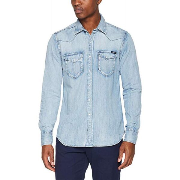 Camisa Jeans Replay M4981.000 26C 295.011-Masculina