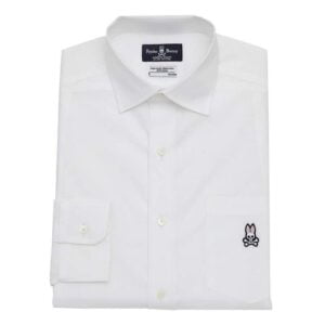 Camisa Oxford Poplin Sport Shirt Psycho Bunny F15WV286 WHT