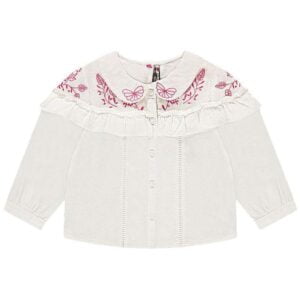 Camisa para bebê Orchestra HI0017-BLA Feminina