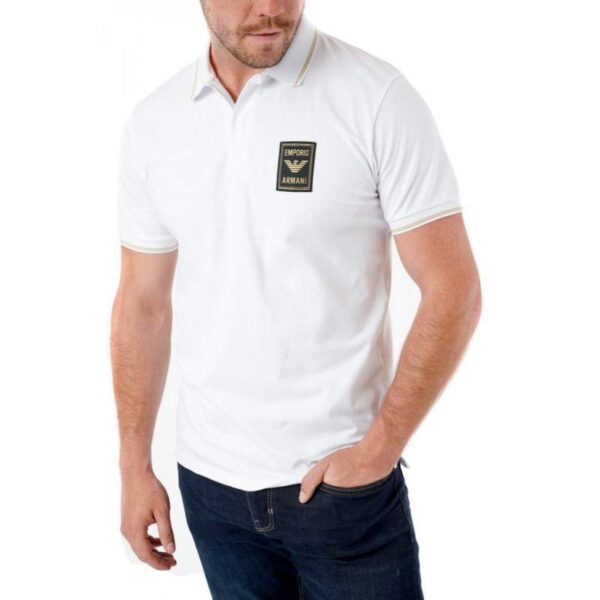 Camisa Polo Emporio Armani - 6G1FG0 1J46Z 0100 - Masculina