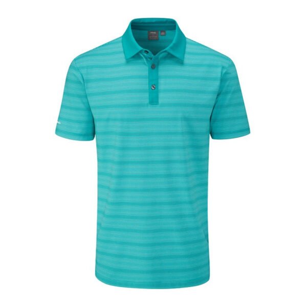 Camisa Polo Ping Eugene SL Golf P03386 LBM8 Lake Blue Multi