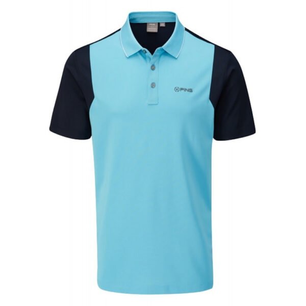 Camisa Polo Ping Vista Golf P03405 BW85 Blue Water/Navy