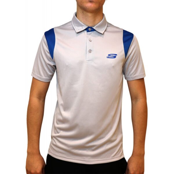 Camisa Polo Skechers 162-35471DD - Masculina - Cinza