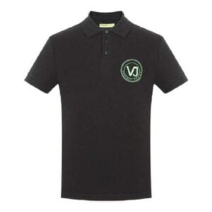 Camisa Polo Versace Piquet Cotton Plain B3GPB7P1 36571 899 Masculino