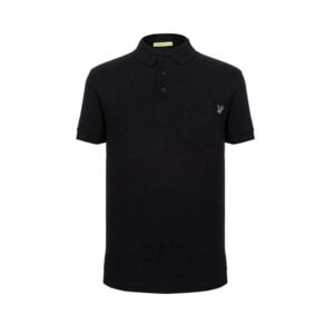 Camisa Polo Versace Piquet Cotton Plain B3GPB7P4 36571 899 Masculina