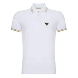 Camisa Polo Versace Piquet Cotton Plain B3GPB7P5 36571 003 Masculino