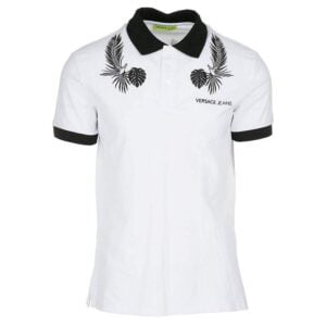 Camisa Polo Versace Piquet Cotton Plain B3GRB7P6 36571 003 - Masculina