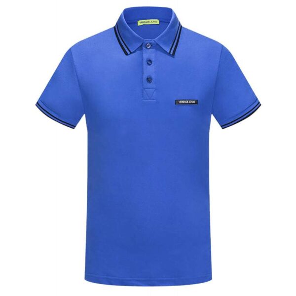 Camisa Polo Versace Piquet Cotton Plain B3GRB7PR 36571 243 - Masculina