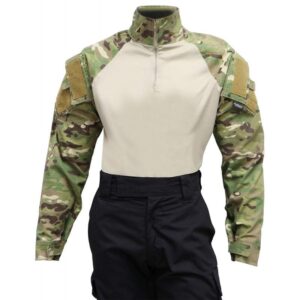 Camisa Tática Longa Gear Line Camuflado Bege