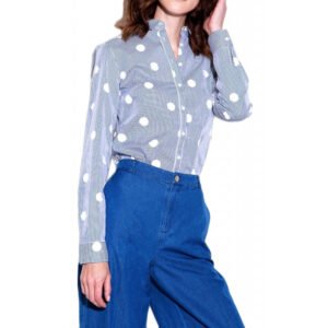 Camisa Tommy Hilfiger Fitted WW0WW20545 104 - Feminina