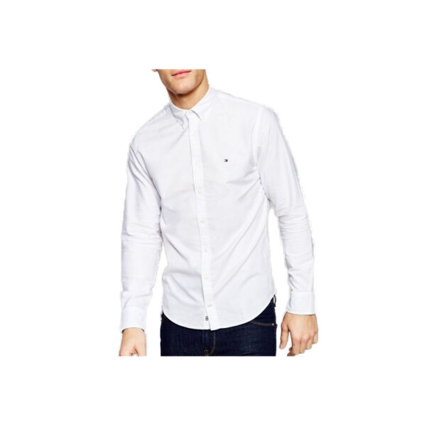 Camisa Tommy Hilfiger Solid Oxford C8178A4322 100 - Masculina