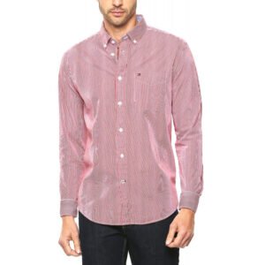 Camisa Tommy Hilfiger Stripe 08578A5866 946 - Masculina