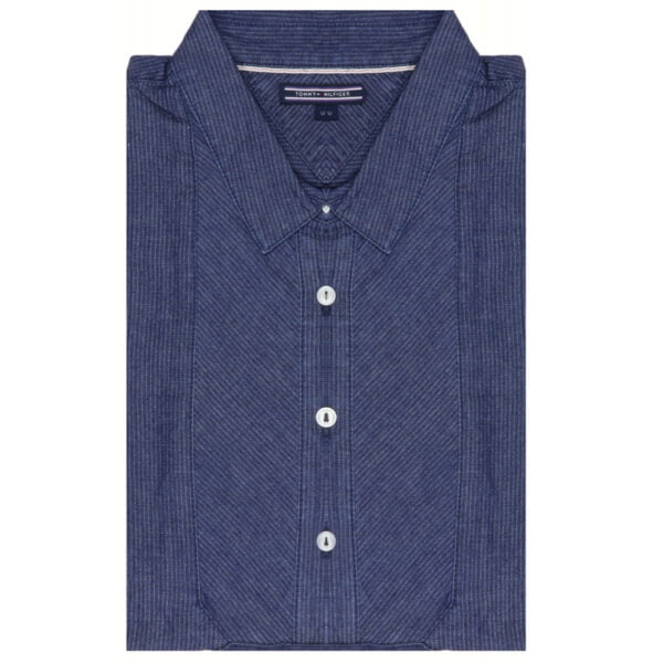 Camisa Tommy Hilfiger Stripe WW0WW15811 911 - Masculina