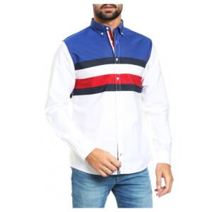 Camisa Tommy Hilfiger Two Ply Cotton MW0MW06441 902 - Masculina