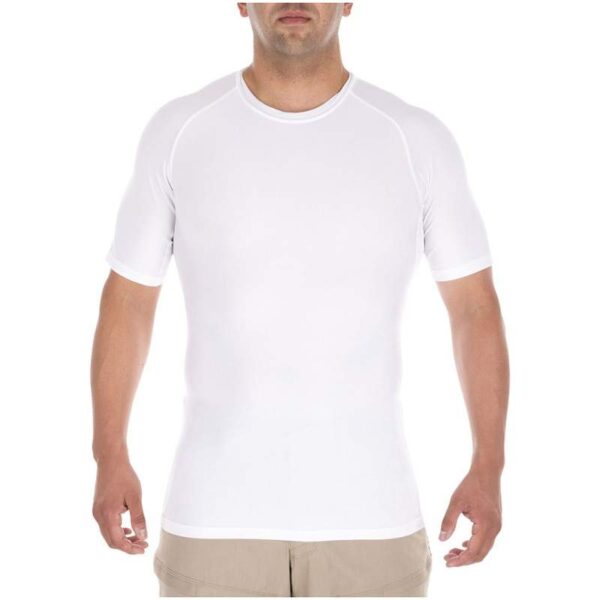 Camiseta 5.11 Tactical Tight Crew 40005-010 Branco Masculina