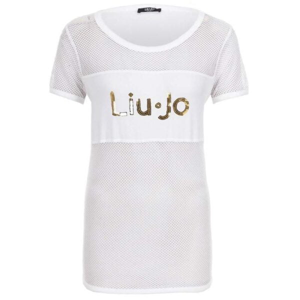 Camiseta Liu Jo Felpa Chiusa Rouche  T17088 J7911 (Disponível em Varias Cores)