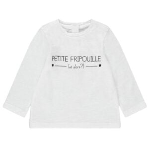 Camiseta para bebê Orchestra HI009P-BLA Feminina