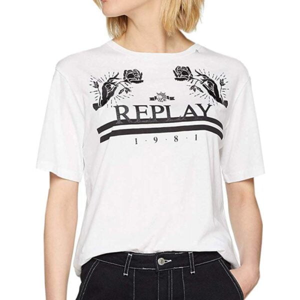 Camiseta Replay W3141G.22038.001 Feminina