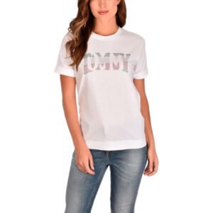 Camiseta Tommy Hilfiger WW0WW24512 100 Feminina