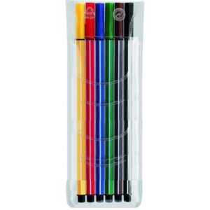 Caneta Pen 68 Stabilo (6 Cores)