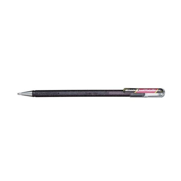 Caneta Pentel Hybrid Dual Metallic 1.0 K110-DAX - Preto