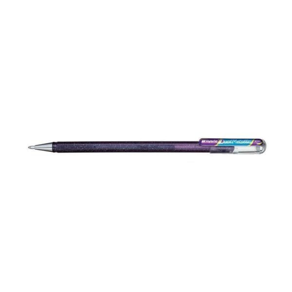 Caneta Pentel Hybrid Dual Metallic 1.0 K110-DVX - Roxo