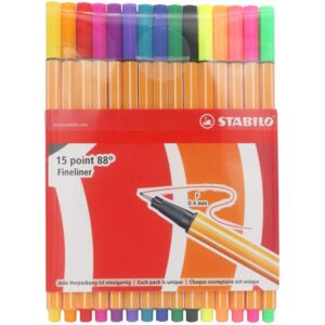Caneta Stabilo Fineliner Point88 - 8815-3- (15 Cores)