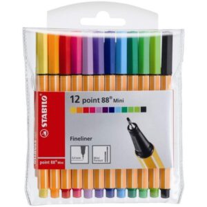 Caneta Stabilo Point 88 Fineliner (12 Unidades)