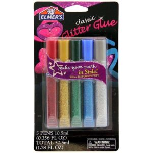 Canetas de Pegamento Glitter Elmers Classic E642 (5 unidades)
