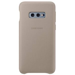 Capa de Couro Samsung Galaxy S10e Cinza EF-VG970LJEGWW