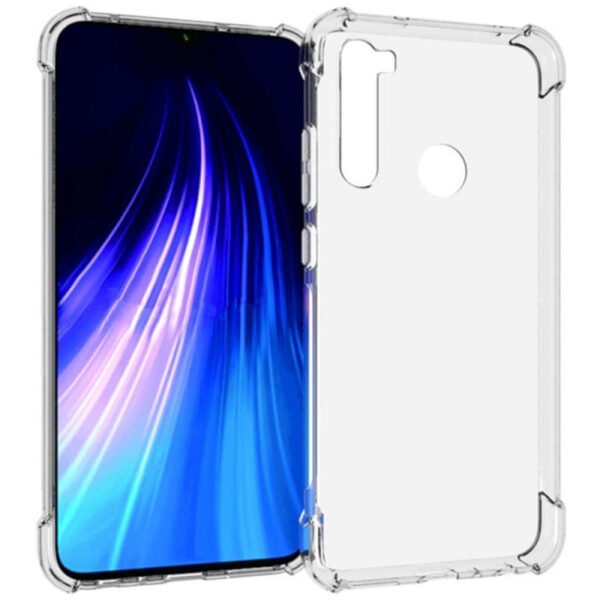 Capa de Silicone 4Life para Xiaomi Redmi Note 8 - Transparente