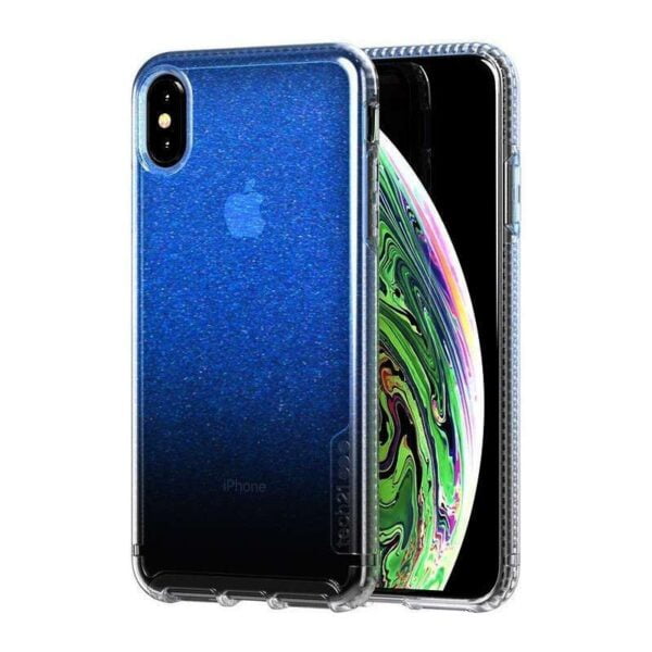Capa Iphone Xs Max Tech21 - PureShimmer - Blue