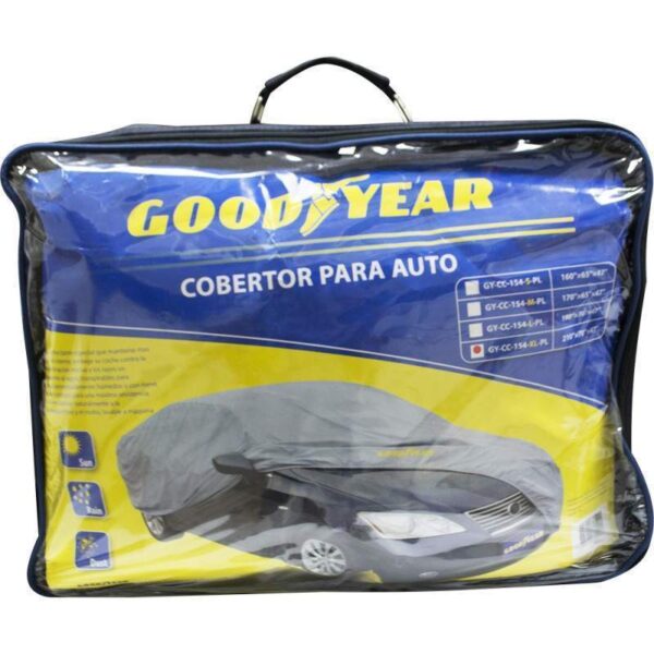 Capa para Carro Goodyear GY-CC-154-XL-PL Cinza