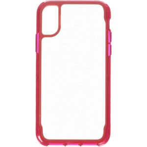 Capa para iPhone X Griffin Suvivor Clear GB43746 Vermelho