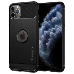 Capa Spigen iPhone 11 Pro Max Rugged Armor 075CS27133 Preto Fosco
