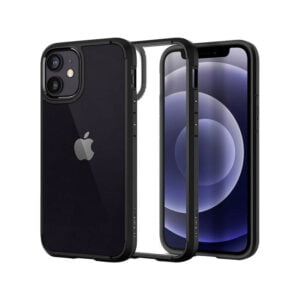 Capa Spigen iPhone 12 mini Crystal Hybrid ACS01543 Preto/Transparente
