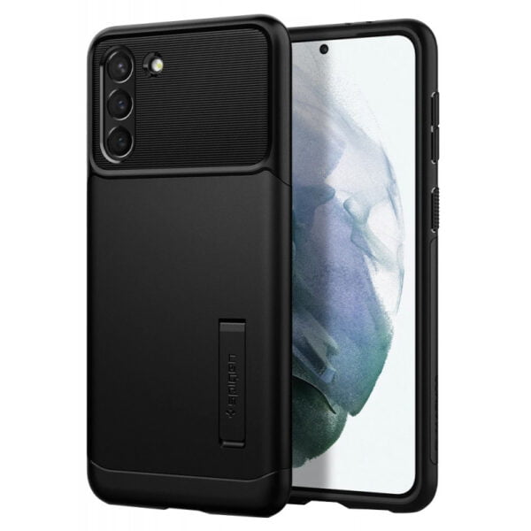 Capa Spigen Samsung S21+ Slim Armor ACS02410 - Preto