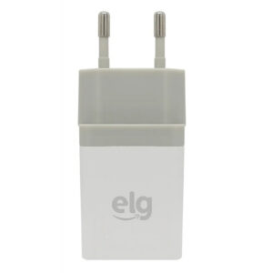 Carregador de parede ELG WC1AE 1x USB 1A 5V Bivolt - Branco