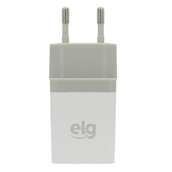 Carregador de parede ELG WC1AE 1x USB 1A 5V Bivolt - Branco