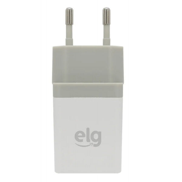 Carregador de parede ELG WC1AE 1x USB 1A 5V Bivolt - Branco