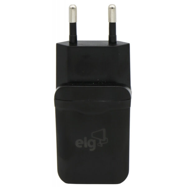 Carregador de parede ELG WC1APT 1x USB 1A 5V Bivolt - Preto