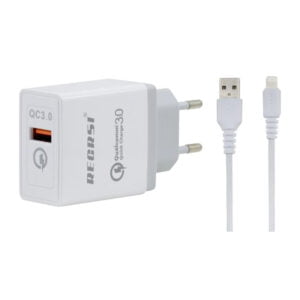 Carregador de Parede Recrsi CH-29 Qualcomm 3.0 - Lightning USB