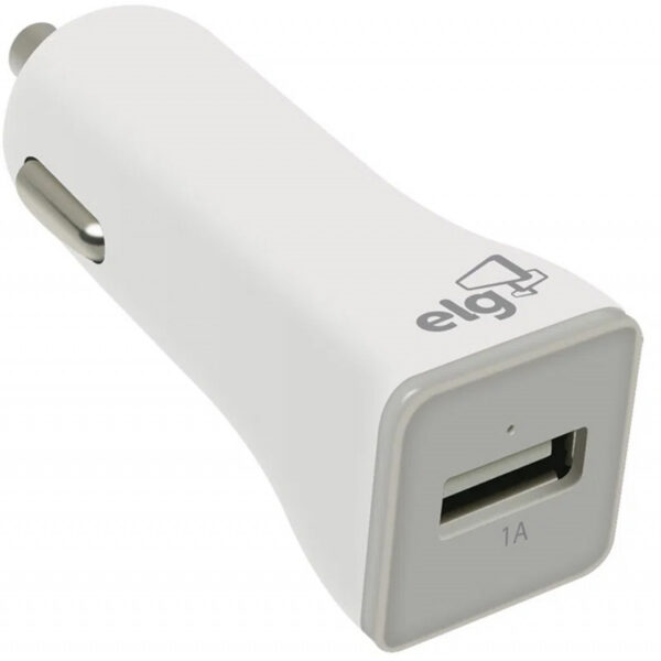 Carregador ELG USB CC1SBR - Branco