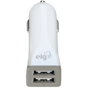 Carregador ELG USB CC2S 2 Saídas - Branco