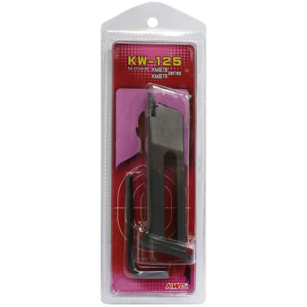 Carregador para Pistola CO2 KWC KW-125 Calibre 4.5mm BB