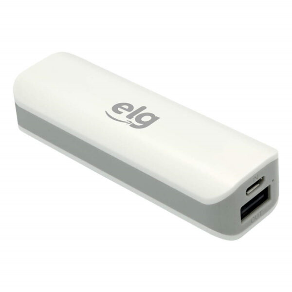 Carregador Portatil ELG ECPB2 2000mAh 1x USB 1A - Branco