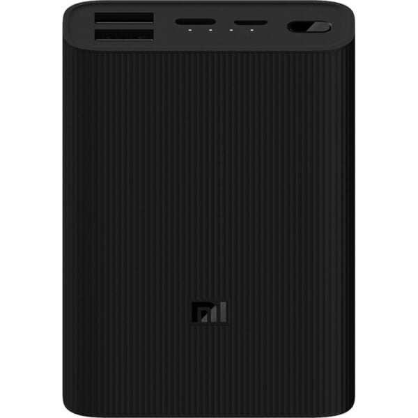 Carregador Portátil Xiaomi Mi Power Bank 3 Ultra Compact PB1022ZM 10000mAh Preto